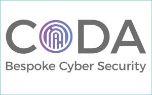 Logo depicting a company accredited by The Cyber Scheme called CODA