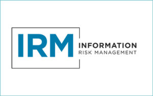 Logo depicting a company accredited by The Cyber Scheme called IRM