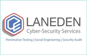 Logo depicting a company accredited by The Cyber Scheme called Laneden