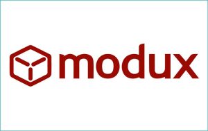 Logo depicting a company accredited by The Cyber Scheme called Modux