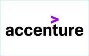 Logo depicting a company accredited by The Cyber Scheme called Accenture