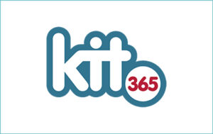 Logo depicting a company accredited by The Cyber Scheme called kit 365