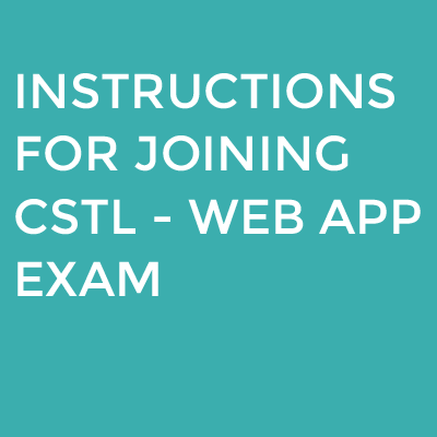 Click here for The Cyber Scheme CSTL web app exam joining instructions