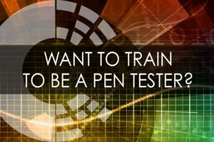 The Cyber Scheme brand image depicting questions saying want to be a pen tester?